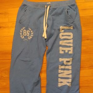 PINK boyfriend lounge sweatpants.